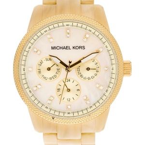 Micheal Kors Jet Set Gold Watch